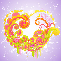 Abstract pink watercolor on white background.The color splashing in the paper.It is a hand drawn.