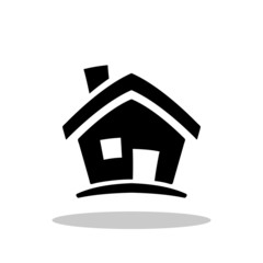 House icon in flat style. Home symbol for your web site design, logo, app, UI Vector EPS 10.