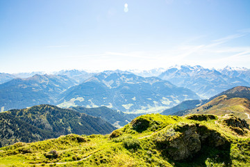 Mountain panorama from the Alps in East Tyrol