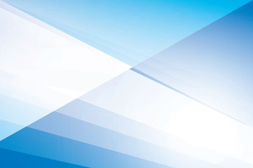 Abstract geometric blue and white color background. Vector, illustration.
