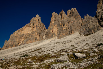Dolomites mountain range of the Alps