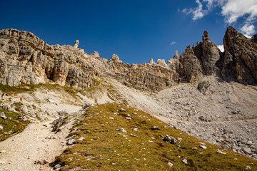 Dolomites mountain range of the Alps