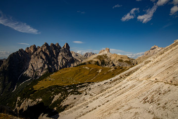 Dolomites mountain range of the Alps
