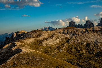 Dolomites mountain range of the Alps