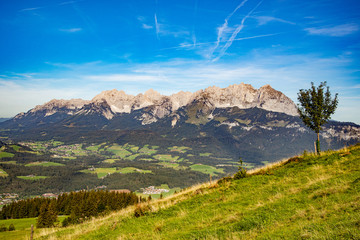 At the Wilder Kaiser of St Johann in Tirol