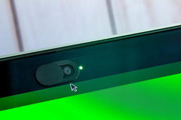 Camera privacy cover slide, webcam cover for laptop with a green screen