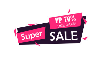 Abstaract Ocassional sale poster design