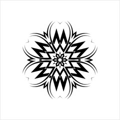 Obraz premium Tribal Tattoo Circular Design