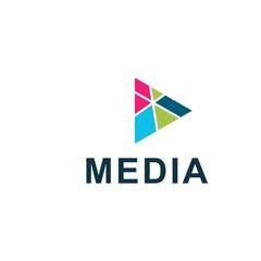 play logo template, design vector