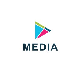 play logo template, design vector