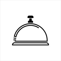 Hotel Bell Icon, Reception Bell