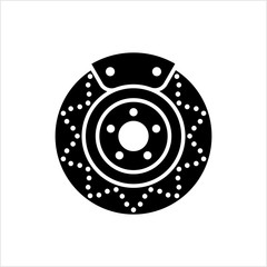 Disk Brake Icon, Vehicle Disk Brake