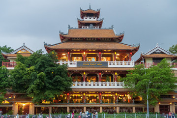 Fototapeta premium Phap Hoa Pagoda in Ho Chi Minh City, Vietnam