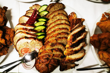 czech baked forcemeat as gourmet food