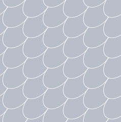 Seamless fish scale pattern. Geometric diagonal texture. © troyka