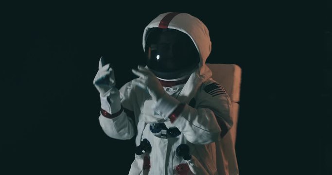 Astronaut lost in space with a message for humanity