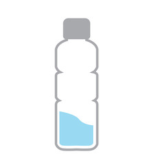 Bottle icon vector design template flat style