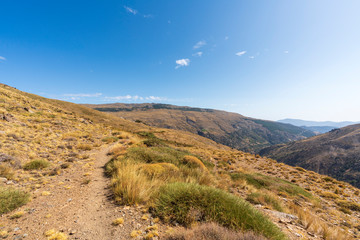 High mountain landscape of Sierra Nevada