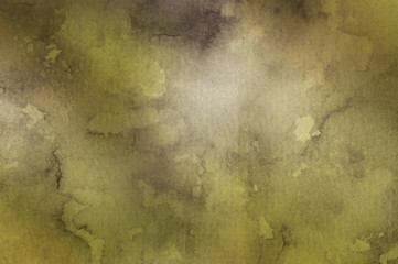 Abstract forest camouflage watercolor for background. Creative abstract painted background, wallpaper, texture.