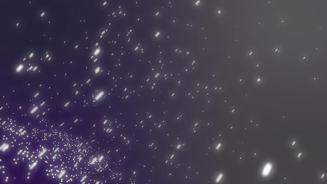 White nowflakes floating in the air on a black background.Ideal for making video effects