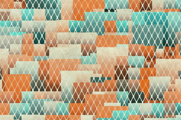 retro patchwork background