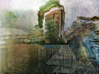 street photography - digital edited abstraction