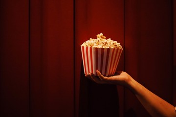 popcorn and movie
