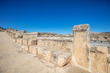 The historical Severan Bridge Adiyaman, which is located on the Cendere River and is considered one of the oldest used bridges in the world. It is located in an ancient settlement area Eskikale.