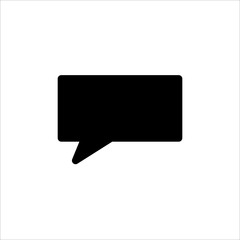 Fototapeta premium Speech Bubble icon. symbol of chatting, comment or message with trendy flat line style icon for web site design, logo, app, UI isolated on white background. vector illustration eps 10