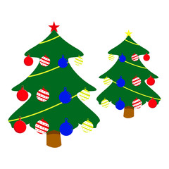 Santa, tree natal illustration icon vector