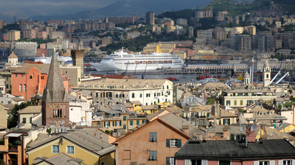 Fototapeta na wymiar Genova. dalla Regione 11. 2009