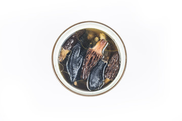 Stewed chicken with Morel，Chinese cuisine