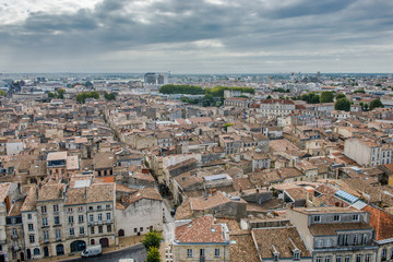 Obraz premium Bordeaux, France, Europe. City top view