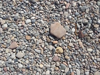 Piedras en la playa