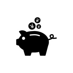 Piggy bank icon