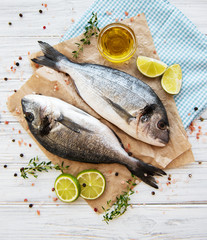 Fresh fish dorado