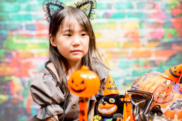 ハロウィンの少女