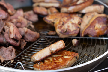 Foie Gras on a baguette and grilled