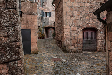 Sorano city street