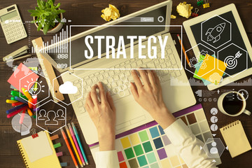 Business strategy concept - Strategy