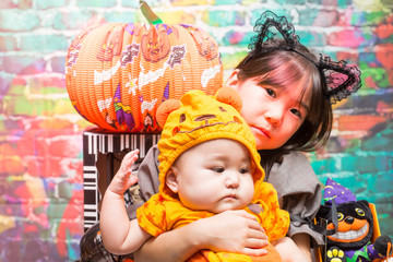 ハロウィーン女の子