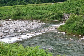 新潟県魚野川 澄んだ川