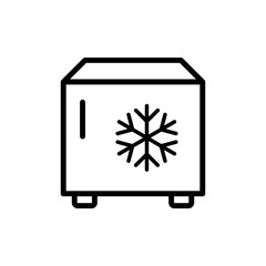 refrigerator icon trendy