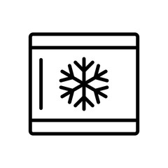 refrigerator icon trendy