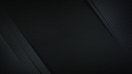 Black abstract background for web sites, covers, banners, flyers, headlines, landing pages, etc. Vector design.