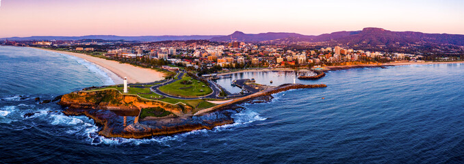 Here is a view of Wollongong, Australia. Such a pretty city surrounded by mountain ranges.