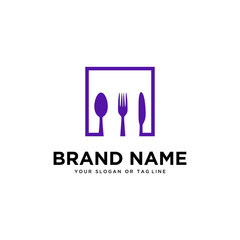 Food and drink design logo vector template