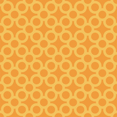 Colorful seamless geometric pattern. Bright symmetric texture - vector minimalistic orange background