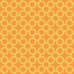 Kleurrijk naadloos geometrisch patroon. Heldere symmetrische textuur - vector minimalistische oranje achtergrond © ExpressVectors
