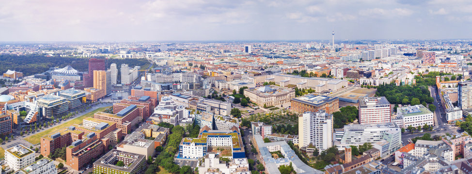 Berlin panorama - great view in the city center